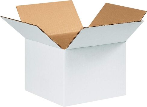 Aviditi 664 Corrugated Cardboard Box, 6" L x 6" W x 4" H, Kraft, For Shipping, Packing and Moving (Pack of 25) in Saudi Arabia