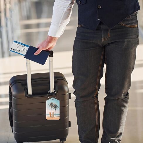 2 حزمة من علامة الأمتعة الأرجوانية الخزامى لحقائب السفر، زهرة الفاوانيا فراشة بو الجلود علامة الأمتعة مع غطاء الخصوصية بطاقة الهوية للنساء والرجال السفر كروز حقيبة يد حقيبة مدرسية حقيبة الظهر in Kuwait