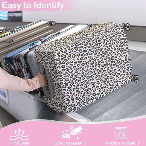 MHJY Suitcase Cover Washable Luggage Covers for Suitcase TSA Approved Elastic Luggage Protector Cover Scratch Resistant Travel Fits 18-32 Inch Luggage in Saudi Arabia
