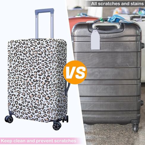 MHJY Suitcase Cover Washable Luggage Covers for Suitcase TSA Approved Elastic Luggage Protector Cover Scratch Resistant Travel Fits 18-32 Inch Luggage in Saudi Arabia