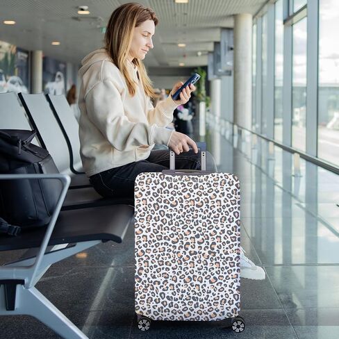 MHJY Suitcase Cover Washable Luggage Covers for Suitcase TSA Approved Elastic Luggage Protector Cover Scratch Resistant Travel Fits 18-32 Inch Luggage in Saudi Arabia