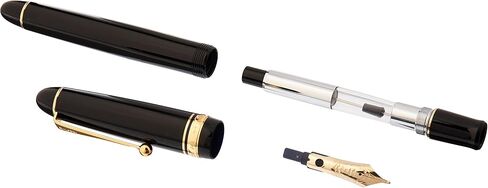 Pilot Fountain Pen Custom 742, Black Body, FA-Nib in Saudi Arabia