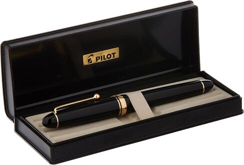 Pilot Fountain Pen Custom 742, Black Body, FA-Nib in Saudi Arabia