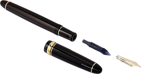 Pilot Fountain Pen Custom 742, Black Body, FA-Nib in Saudi Arabia