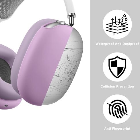 Silicone Case Cover for AirPods Max Case, Anti-Scratch Ear Pad Case Cover/Ear Cups Cover/Headband Cover for AirPods Max,Accessories Protector for Apple AirPods Max,Grey in Saudi Arabia