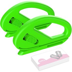 YAMXIN Wrapping Paper Cutter, Sliding Wrapping Paper Cutter, Gift Wrap Cutter Tool With 10 Replacement-blades (2 Pack)