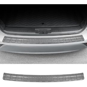 BLOPER Car Rear Bumper Protector Guard Rear Inside Bumper Sill Plate Guard Cover Trim Door Tailgate Trunk Lid Protection Fit for Highlander Frosting 2020-2024