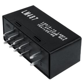 LED Flasher Relay Fit for GM GMC Sierra Chevrolet Silverado Turn Signal Relay Flasher Module, Fix Hyper Flash, Replace LM487 10383321 15231201 15764135