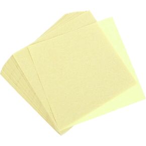 MECCANIXITY 100 Sheets Colored Paper with Crease, Paper Rose Flowers Decoration for Adult DIY Arts Gift Crafts Christmas,Light Brown,0.6x0.6 Inch