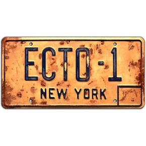 Celebrity Machines Ghostbusters: Afterlife | ECTO-1 | Metal Stamped License Plate
