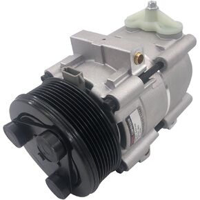 Dearl A/C AC air condition compressor with Clutch V8 4.6L 5.4L 7.3L V10 6.8L fit for E-150 E-250 E-350 E-450 E150 E250 E350 E450 Super Duty Excursion Expedition F150 97 98 99 00 01 02 03