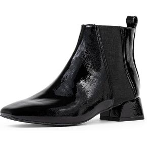 Donald Pliner Women's Travis Crinkle Patent Chelsea Boot
