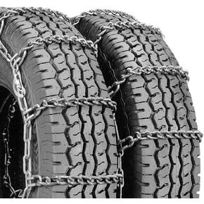 SCC QG4219CAM Quik Grip Type CAM-DT Light Truck Dual and Triple Tire Traction Chain - Set of 2