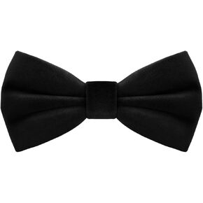Bow Ties for Men, Mens Velvet Bow Tie Black Bow Tie Pre Tied Bowtie for Tuxedo Wedding Business