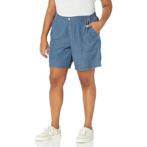Gloria Vanderbilt Women's Pull on Cuffed Wide Leg Short