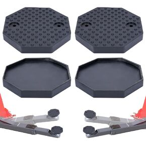 4 Pack Auto Lift Pads, Rubber Car Lift Pads, Car Arm Pads Heavy Duty Car Lift Accessories fit for Auto Truck Hoist, Floor Jack Pad(130x14mm)