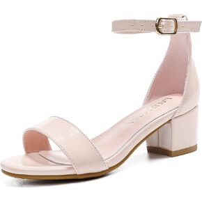 صندل بكعب عالٍ للفتيات مفتوح من الأمام مع إبزيم بحزام للكاحل للأطفال الصغار في حفلات الزفاف صنادل بكعب مكتنزة in Kuwait