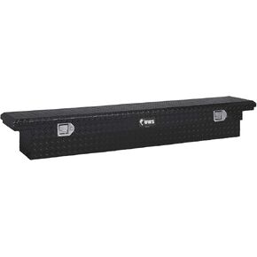 UWS EC10552 69-Inch Gloss Black Heavy-Wall Aluminum Slim Truck Tool Box with Low Profile, RigidCore Lid