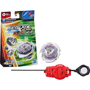 مجموعة BEYBLADE Burst QuadDrive Destruction Belfyre B7 Spinning Top Starter Pack - لعبة قتال من نوع الهجوم/القدرة على التحمل مع قاذفة، لعبة للأطفال
