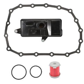 Auto Transmission Filter and Pan Gasket Kit fit for Civic 2014-2019 FIT 2015-2019 HR-V 2016-2019 Filter + Cooler+ Gasket Replaces# 21814-5T0-000 25420-5T0-003 25450-P4V-013