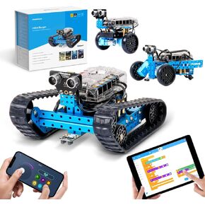 Makeblock mBot Ranger 3 in 1 Robot Toys, Coding Robot Kit STEM Educational Building Toys Support Scratch Arduino Programming, Programmable Remote Control Robot Gift for Kids Ages 10+