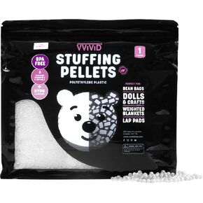 VViViD Eco-Friendly High Density Polyethylene Plastic Packing & Polyfill Pellets (5 lbs)
