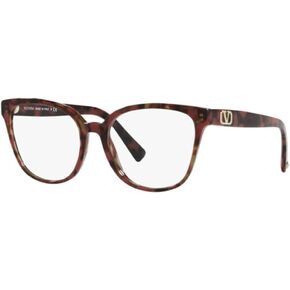 Valentino VA3072-5194 Eyeglass Frame RED HAVANA w/DEMO LENS 52mm