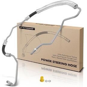 A-Premium Power Steering Hose Pressure Line Hose Assembly Compatible with Cadillac DTS 2006-2011 DeVille 2000-2005 Seville 2000-2004 V8 4.6L Pump End