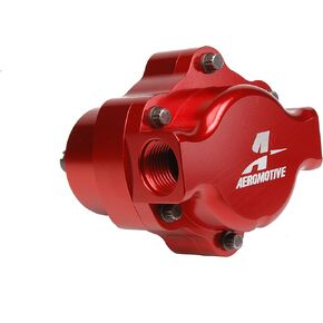 مضخة وقود ميكانيكية بمحرك حزام البليت 11105 6 GPM من Aeromotive، باللون الأحمر