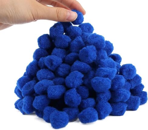 200 Pieces Pom Poms, 1 Inch Craft Pom Pom Balls, Fluffy Soft Craft Pompoms, Pompoms Puff Balls for DIY Creative Arts Crafts Christmas Home Decorations(Purple) in Saudi Arabia
