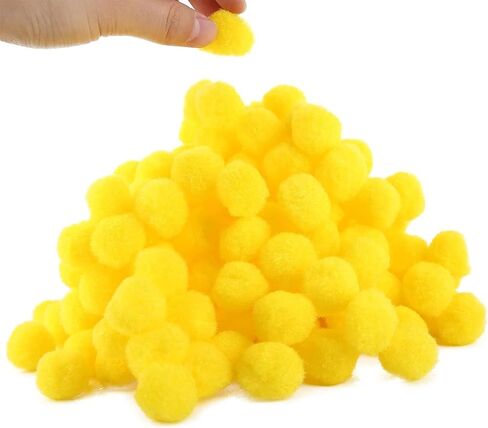 200 Pieces Pom Poms, 1 Inch Craft Pom Pom Balls, Fluffy Soft Craft Pompoms, Pompoms Puff Balls for DIY Creative Arts Crafts Christmas Home Decorations(Purple) in Saudi Arabia