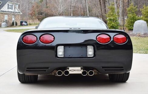 iJDMTOY Smoked Lens F1 Style Strobe Featured LED Trunk Lid High Mount Third Brake Light Assembly Compatible With 1997-2004 Chevy C5 Corvette in Saudi Arabia