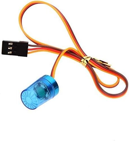 RC Car Police Flash Light,WONFAST 360° Rotation 5 Modes Ultra Bright LED Strobe Lights Compatible with 1/8 1/10 RC Mode Truck Car Accessory(2Pack Yellow) in Kuwait