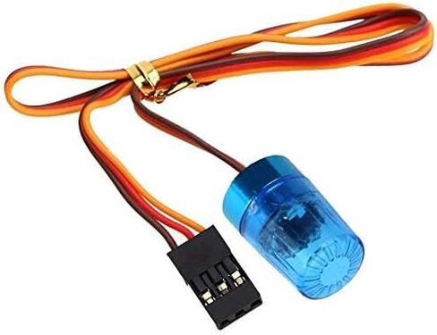 RC Car Police Flash Light,WONFAST 360° Rotation 5 Modes Ultra Bright LED Strobe Lights Compatible with 1/8 1/10 RC Mode Truck Car Accessory(2Pack Yellow) in Kuwait