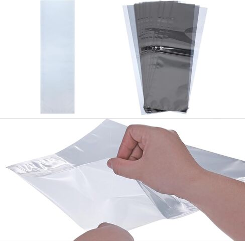 MECCANIXITY 20Pcs Anti Static Bags ESD Shielding Bag Flat Open Top Anti Static Bag for Electronic Devices 9.8x15.7 Inch(250 * 400mm) in Saudi Arabia
