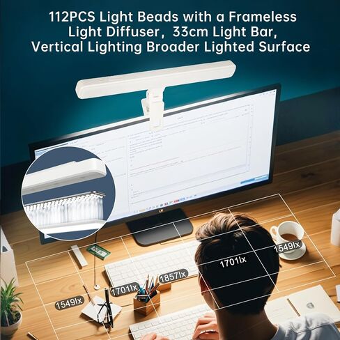 Overhead Rechargeable Fill Light with 3 Color Models and 5 Brightness Levels,Built-in 3600mAh Battery,with Adjustable Stand Can be Used for Outdoor Light,Video Meeting and Workbench Light. in Saudi Arabia