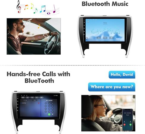 2+32G 10.1 بوصة Android 12 ستيريو سيارة لتويوتا كامري 2015-2017 IPS شاشة لمس راديو السيارة مع Carplay وAndroid Auto دعم كاميرا احتياطية GPS FM Navi BT SWC in Kuwait