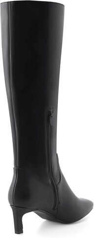 أحذية عالية للركبة للنساء بكعب قطة ومقدمة مدببة وكعب منخفض متوسط ​​وطويل in Kuwait