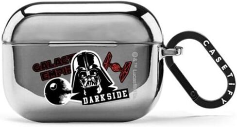 CASETiFY Bounce Airpods Pro (1st/2nd Gen) Case with Ring - Power of The Dark Side Stickers - Matte Charcoal in Kuwait