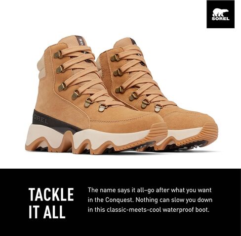SOREL Women's Kinetic Impact Conquest Plus Waterproof Boot in Saudi Arabia