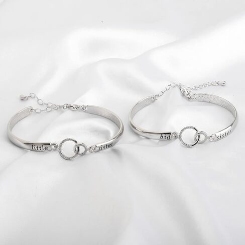 BNQL Big Sister Little Sister Bracelets Gifts Sister Bracelet for 2 Sister Jewelry from Sister Birthday Gifts in Saudi Arabia