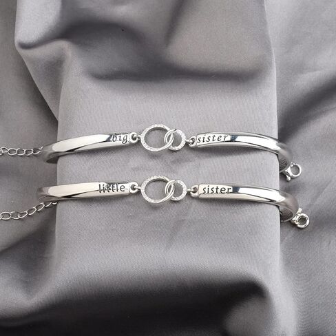 BNQL Big Sister Little Sister Bracelets Gifts Sister Bracelet for 2 Sister Jewelry from Sister Birthday Gifts in Saudi Arabia