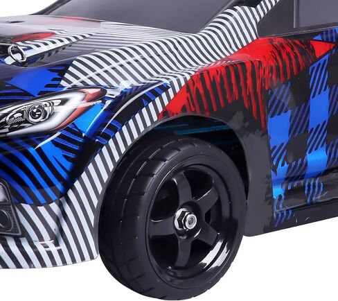 إطارات Hobbyfire مسبقة اللصق OD 2.55 بوصة 12 مم سداسية وإطارات مطاطية لسيارة سباق Traxxas Tamiya HPI HSP Redcat RC 1/10 على الطريق، مجموعة من 4 (اللون B) in Kuwait