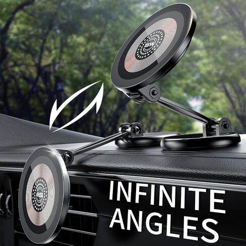 for MagSafe Car Holder,【360° Rotation & Strong Magnet】 Magnetic Phone Holder for Car, Compatible for iPhone 15 14 13 12 Pro Max Series in Kuwait