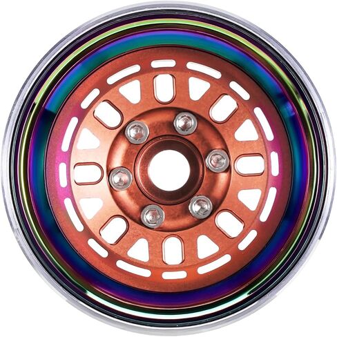 INJORA -10 مم حافة عجلة من الألومنيوم مقاس 1.9 بوصة لـ SCX10 TRX4 VS4-10 Gen8 1/10 RC ترقية الزاحف (رمادي) in Kuwait