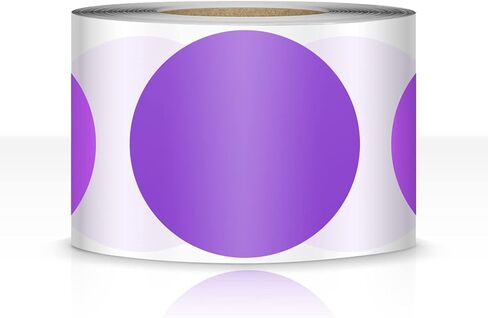 500 PCS Dot Sticker Tape 2" Inch Round Color Coding Labels Removable Writable Circle Floor Decal for Marking Organizing Social Distancing Black in Kuwait