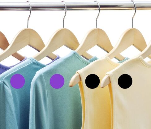 500 PCS Dot Sticker Tape 2" Inch Round Color Coding Labels Removable Writable Circle Floor Decal for Marking Organizing Social Distancing Black in Kuwait