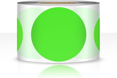 500 PCS Dot Sticker Tape 2" Inch Round Color Coding Labels Removable Writable Circle Floor Decal for Marking Organizing Social Distancing Black in Kuwait