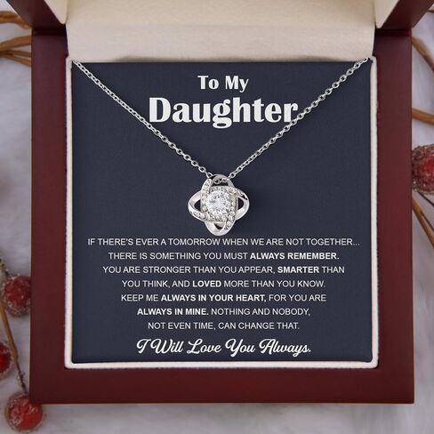 Daughter Necklace as Gifts for Daughter from Mom Dad, Daughter Jewelry From Dad, Daughter Necklaces From Mom, Birthday Gift for Daughter Adult, Daughter Gifts Christmas Graduation Valentine Idea Gifts in Saudi Arabia