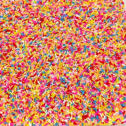 100G 2-5MM Fake Sprinkles Resin Sprinkles Fake Candy Sprinkles Clay Sprinkles Polymer Sprinkles Polymer Clay Slices for Nail Art DIY Crafts Cake Dessert Phone Case(65-Mixed 4) in Saudi Arabia